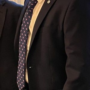 Ralph Lauren Silk Tie, Navy for Boys